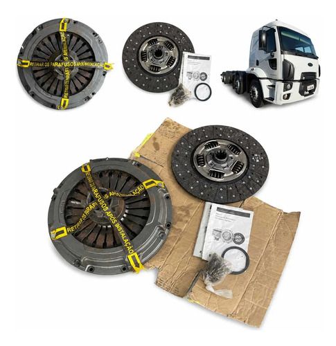Kit De Embreagem Ford Cargo 2428 Platô Disco Novo